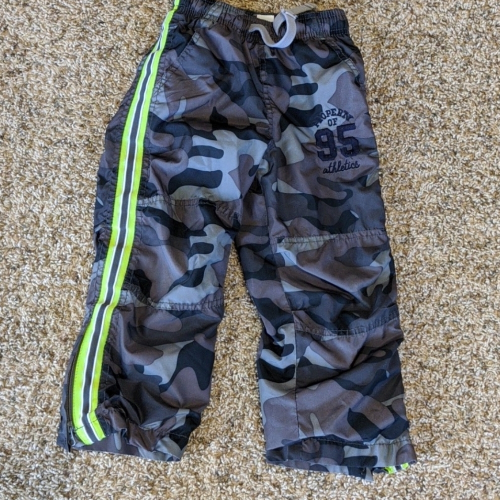 Lined camo 4t polyester pants